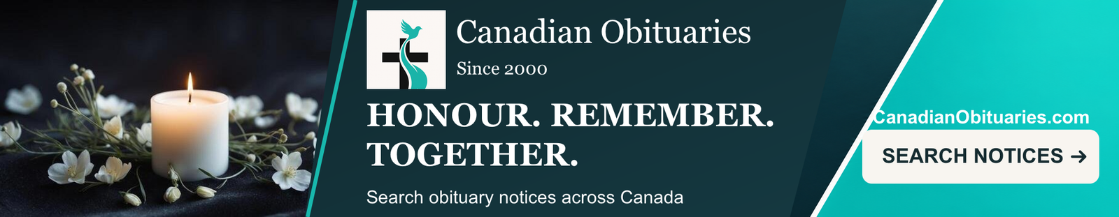Home Canadian Obituaries — Wide 1983 × 385
